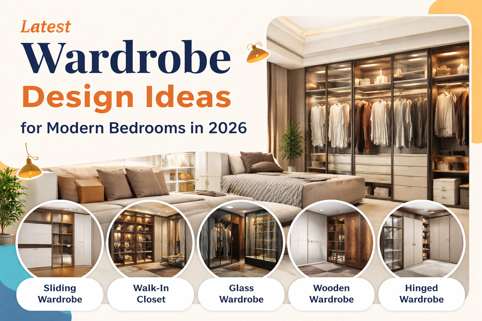 Latest Wardrobe Design Ideas for Modern Bedrooms in 2026