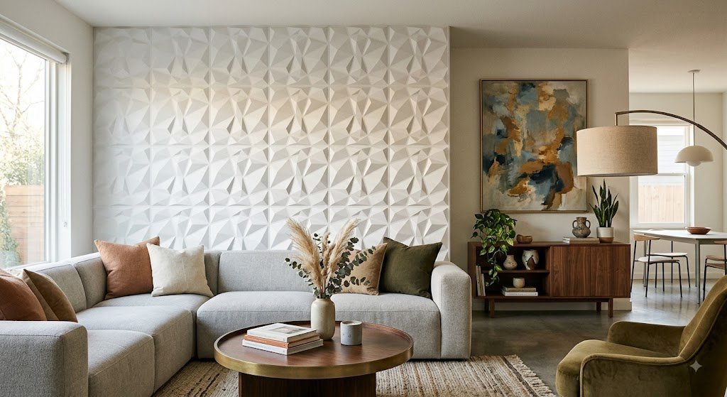 3D wall panel design ideas for modern homes