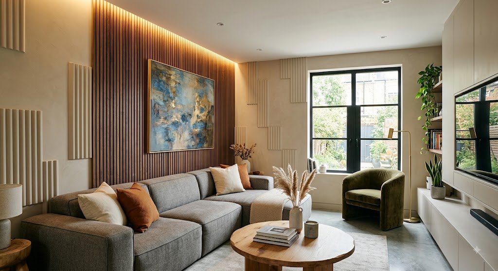 living room wall panel design ideas